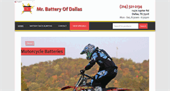 Desktop Screenshot of mrbatteryofdallas.com